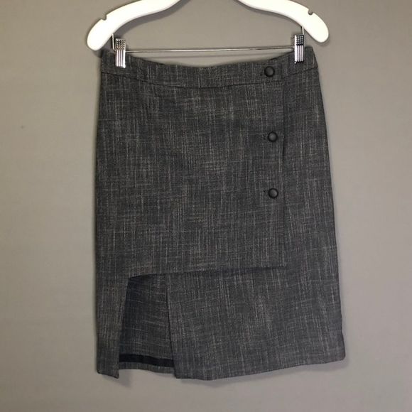 Poleci Pencil Skirt with Leather Buttons - Picture 3 of 12